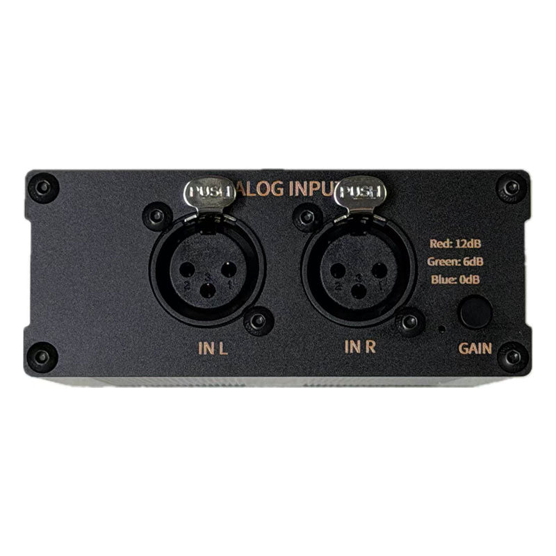 U-2 USB to XLR Analog Output & XLR Analog Input to USB Audio Converter 4Vrms/11.32Vpp