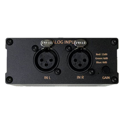 U-2 USB to XLR Analog Output & XLR Analog Input to USB Audio Converter 4Vrms/11.32Vpp