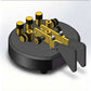 HamGeek MK-10 Brass Automatic CW Key Shortwave Radio CW Trainer Morse Code Key with 3D-Printed Base