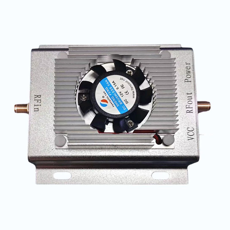 10MHz-1.3GHz 5W Wideband Power Amplifier 36-41dB High Gain RF Amplifier with SMA Female Connector