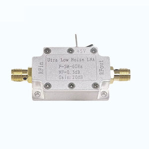 5MHz-6GHz Wideband RF Ultra Low Noise Amplifier NF=0.3dB RF LNA with SMA Female Connector