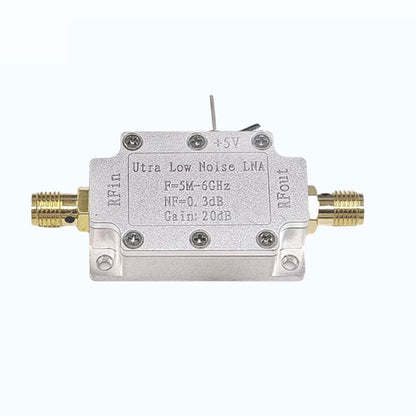 5MHz-6GHz Wideband RF Ultra Low Noise Amplifier NF=0.3dB RF LNA with SMA Female Connector