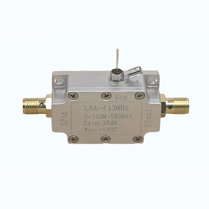 350MHz-500MHz RF Ultra Low Noise Amplifier NF=0.3dB RF LNA with SMA Female Connector for 433MHz Receivers