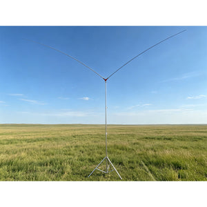 HamGeek GH-V9 V-Type Telescopic Shortwave Antenna 7–430MHz HF/VHF/UHF Portable Ham Radio Antenna