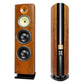 UOTANG D798 Set T518 50W-180W 3-Way Floor Standing Speakers (Walnut Finish/Piano Black) + MK8200 80Wx2 Tube Amp