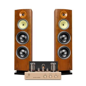 UOTANG N3/N5 Set MK8700 35Wx2 Tube Amp + T518/T618 Floor Standing Speakers (Optional Colors)