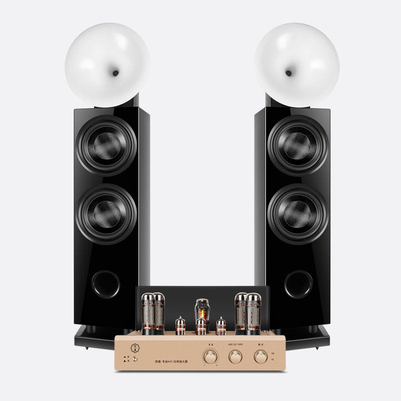 UOTANG N3/N5 Set MK8700 35Wx2 Tube Amp + T518/T618 Floor Standing Speakers (Optional Colors)