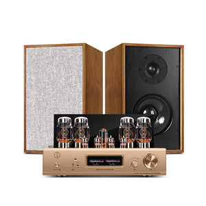 UOTANG D998 Set T602 150W 2-Way Speakers + MK8800 KT88 45Wx2 Tube Amp + MT909 DAC + MT903 CD Player