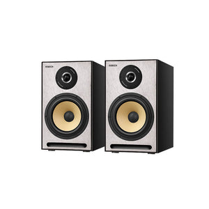 2PCS UOTANG T502 Passive Speakers Two-Way Bookshelf Speakers HiFi Solid Wood Home Audio Speakers