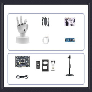 8DOF Amazing Hand AI Dexterous Robotic Hand Visual Gesture Recognition for Lerobot Training
