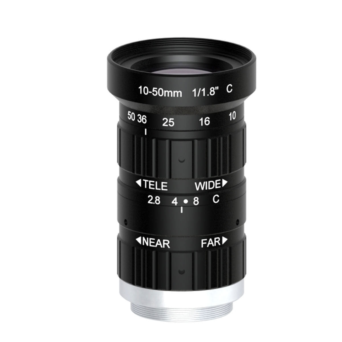 6MP 10-50MM F2.8 Wide Aperture Industrial Camera Vari-focal Lens Manual Zooming Lens with C-Mount