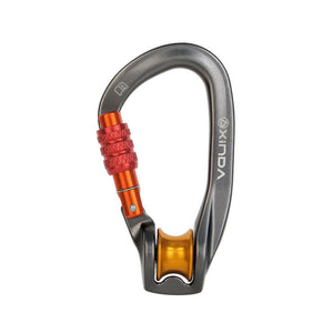 XINDA XD-Q9755 Aluminum Alloy Outdoor Pulley Carabiner 20KN Rock Climbing Safety Buckle Hook