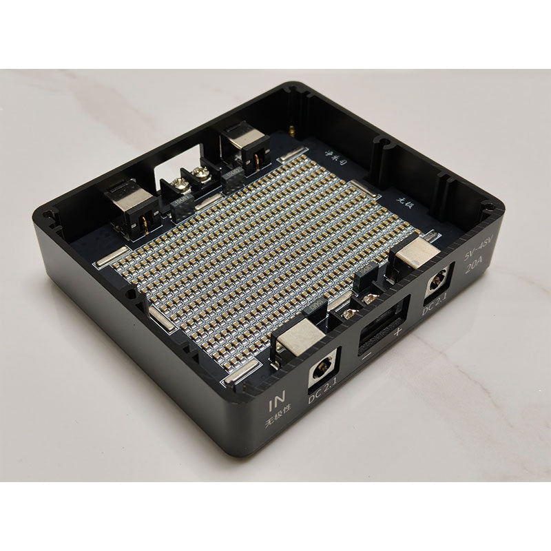 Non-polar Supplement HiFi Audio Power Supply Filter 5-48V/20A Power Purifier with Aluminum Alloy Shell