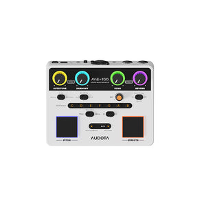 Audota AVE-100 Professional Vocal Processor Anti-Feedback 3-IN-1 Intelligent Vocal Effects Pedal Support KeyLearn Function