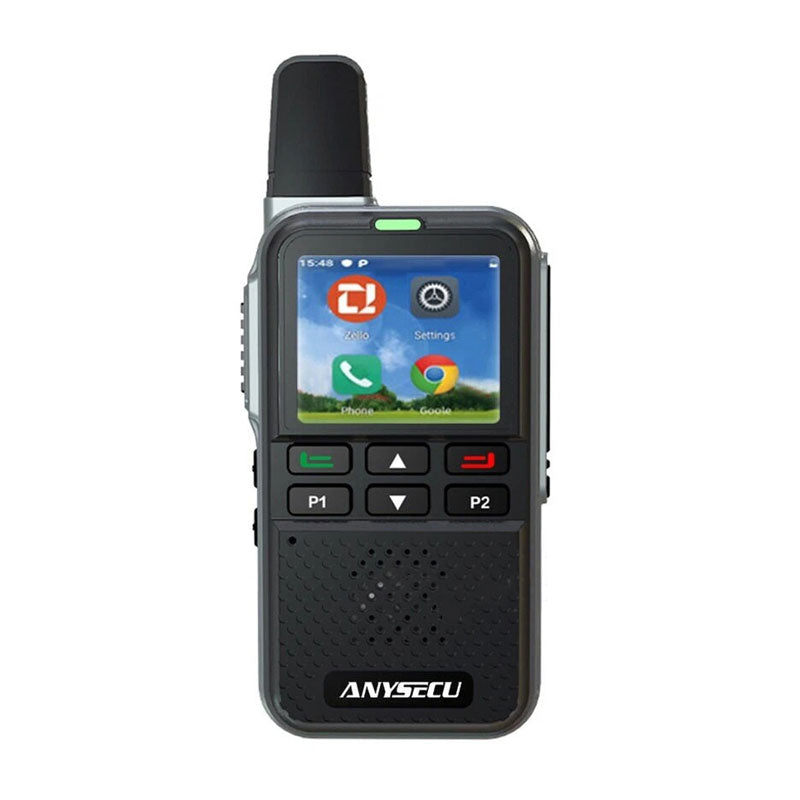 ANYSECU T86-EU Handheld POC Radio 4G LTE Network GPS Portable Walkie Talkie for Android8.1