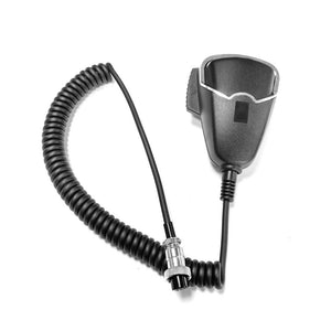 HamGeek QX-25 Walkie Talkie Handheld Mic with PTT Button Car-mounted Radio Microphone for Cobra CB Radio