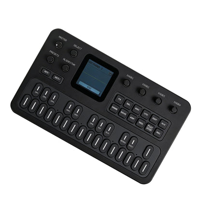 M-VAVE Black FM-1 Portable Audio FM Synthesizer 3-Channel MIDI Built-in 6 Effects 3.5mm Stereo Output