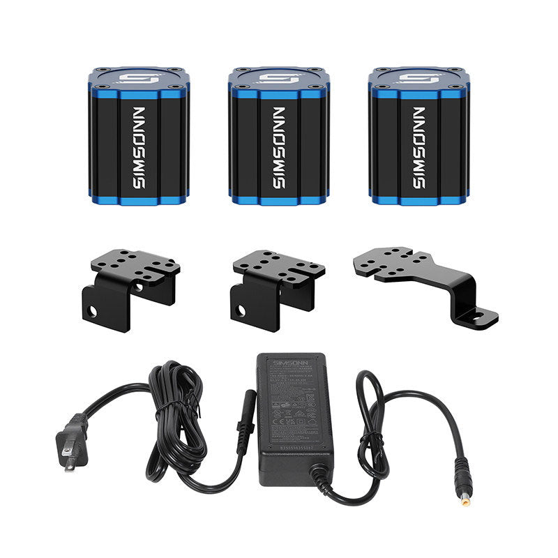 SIMSONN VAM NEO Compact Vibration Assist Module Built-in Linear Motor Compatible with MOZA/Simagic Racing Game Simulators (3PCS)