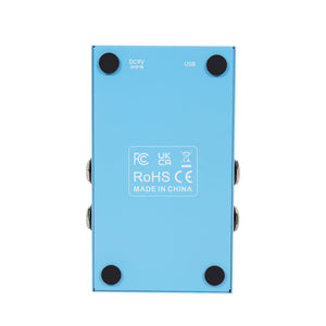 M-VAVE GALAXIA Digital Stereo Delay Pedal 9 Reverb Algorithms Electric Guitar Effects Pedal Freeze Module