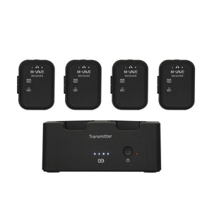 M-VAVE WP-12 Portable 2.4GHz Wireless In-Ear Monitor Transmission System with Charging Slot