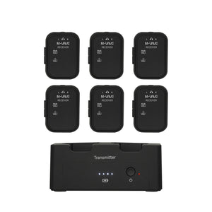M-VAVE WP-12 Portable 2.4GHz Wireless In-Ear Monitor Transmission System with Charging Slot
