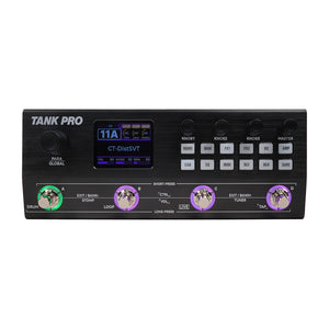 M-VAVE TANK-PRO Guitar/Bass Multifunctional Effects Pedal AI Neural Network Modeling with 120 Preset Tones