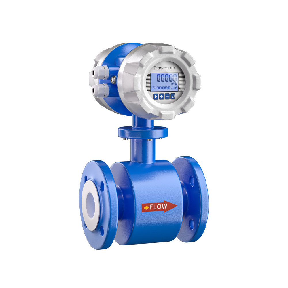 DN15 Industrial1.0 4-20mA/Pulse RS485 Integrated Electromagnetic Flowmeter Intelligent Flow Meter for Slurry Sewage