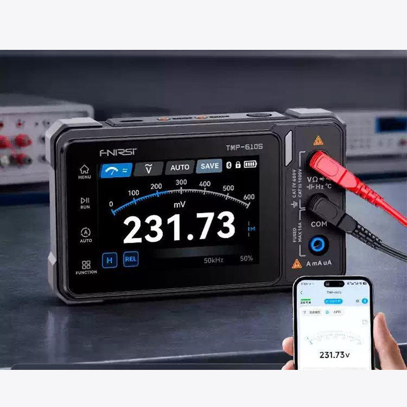 FNIRSI TMP-600 Digital Multimeter True RMS 60000 Counts High Precision Multimeter for Electrical Measurements