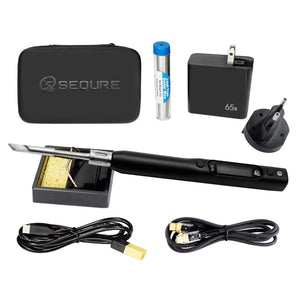 SEQURE S99 Soldering Iron Compatible with JBC245 Tips PD/QC/DC/PPS Power Supply for Drone RC Model Repair