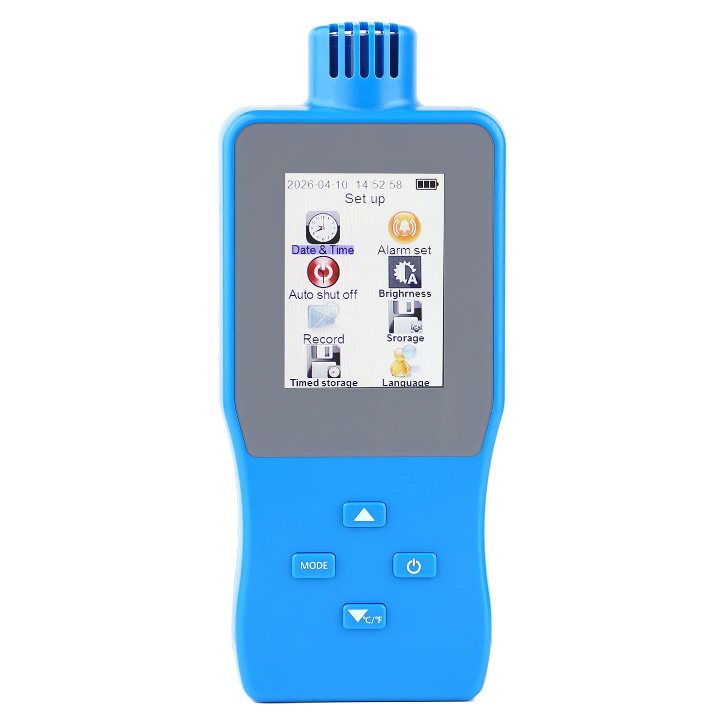 A8-EX 0-100% Combustible Gas Detector Portable Flammable Gas Leak Detector Temp Humidity Monitor
