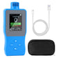 A8-H2S Portable H2S Monitor 0-100PPM Hydrogen Sulfide Monitor with Date Time Temp & Humidity Display