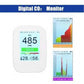 D9-E 5-In-1 CO2 Monitor Indoor Air Quality Detector Temperature Humidity Meter with 3000mAh Battery