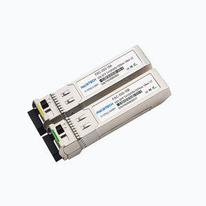 PACBTECH 10G BiDi SFP+ Transceiver 10KM 20KM 40KM LC Single-Fiber 1270/1330nm Optical Module