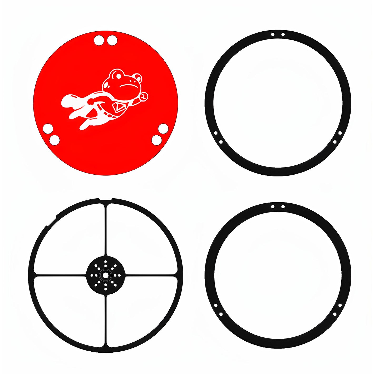 AstroFrog Modified Three-Piece Complete Kit for Sky-Watcher 150mm F5/F4 Newtonian Reflector Telescope