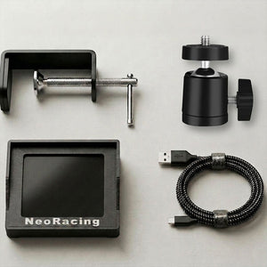NeoRacing Gear Display Racing Simulator Dash Display Rally RGB Color Dashboard Customizable with SimHub