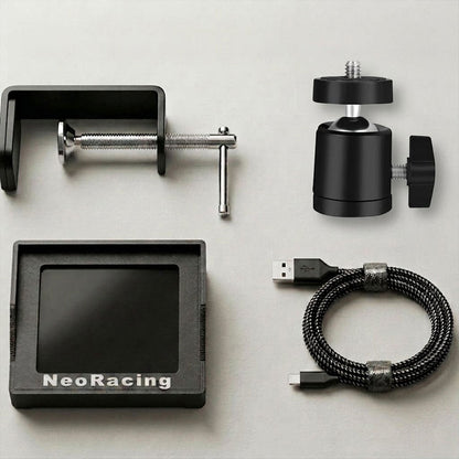 NeoRacing Gear Display Racing Simulator Dash Display Rally RGB Color Dashboard Customizable with SimHub