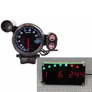 Defi Gauge 3rd Gen High-Speed Sim Racing Dashboard Racing Tachometer Gauge with 7-Color Backlight