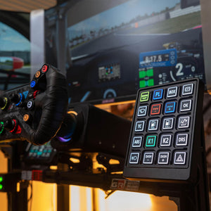 Simplayer Panel Apex-2 PA2 Sim Racing Button Box with RGB Backlit Buttons and Label Stickers