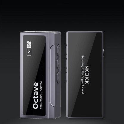 NICEHCK Octave Lossless HiFi Portable Headphone Amplifier Audio Decoder ES9039Q2M DAC SGM8262*2 Op Amp