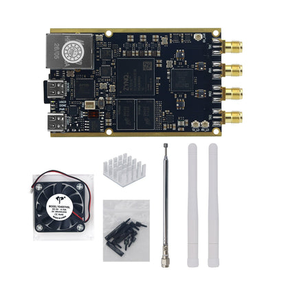 HamGeek 70MHz-6GHz 7010-SDR AD9363 SDR Software Defined Radio Development Board with Heat Sink for Pluto SDR MATLAB