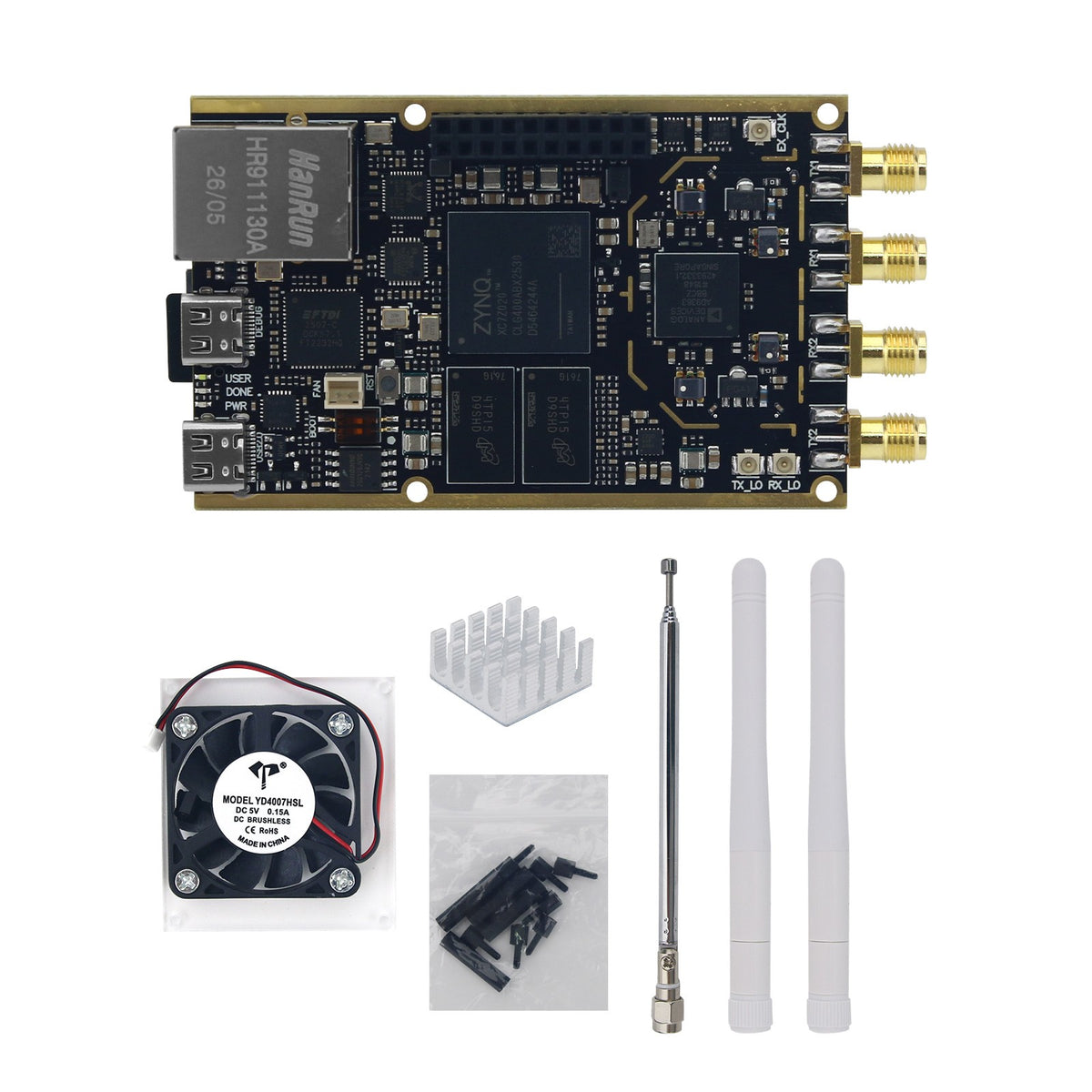 HamGeek 7020-SDR AD9363 Professional Development Board Onboard Power Amplifier with Heat Sink for Pluto SDR MATLAB