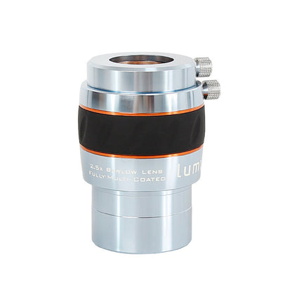 Luminous 2.5X Barlow Lens 28MM Fully Multi-coated Astronomical Magnifier with 2-Inch Thread for Celestron
