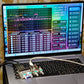 7-Channel DSP Preamplifier Tuning Board Computer Cellphone Bluetooth Wireless Tuning Independent 15-Band EQ