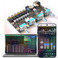 7-Channel DSP Preamplifier Tuning Board Computer Cellphone Bluetooth Wireless Tuning Independent 15-Band EQ
