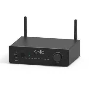 Arylic B50 3-IN-1 Wireless Bluetooth5.2 Amplifier 50Wx2 QCC3040 Audio Bluetooth Transmitter/Receiver