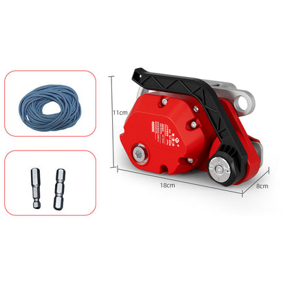GS400 Multifunctional Lift Descender Portable Rope Climbing Lift Retarder 200KG Load Capacity