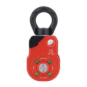 ALT-DHL-009 360-Degree Universal Single Pulley 36KN Portable Outdoor Rock Climbing Pulley for 13MM Ropes