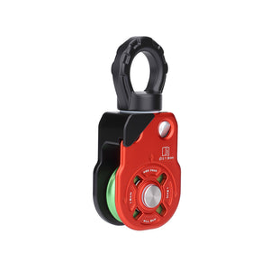 ALT-DHL-009 360-Degree Universal Single Pulley 36KN Portable Outdoor Rock Climbing Pulley for 13MM Ropes