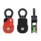 ALT-DHL-009 360-Degree Universal Single Pulley 36KN Portable Outdoor Rock Climbing Pulley for 13MM Ropes