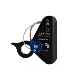 15KN 7075 Aluminum Alloy Detachable Rope Grab Outdoor Rock Climbing Support 11-13MM Ropes